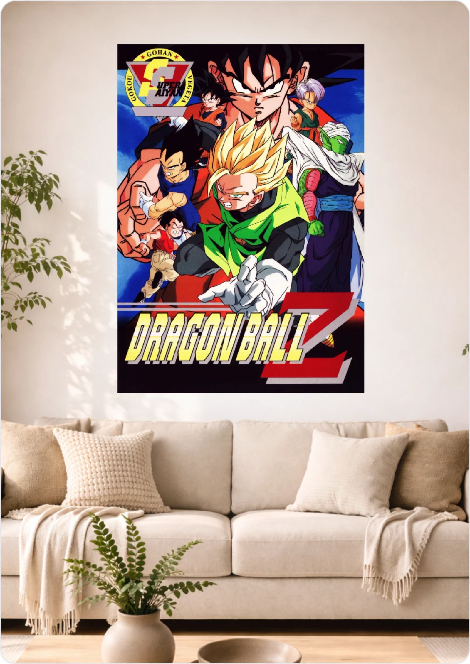 Affiche Dragon Ball Z – Format A3 – Décoration murale manga